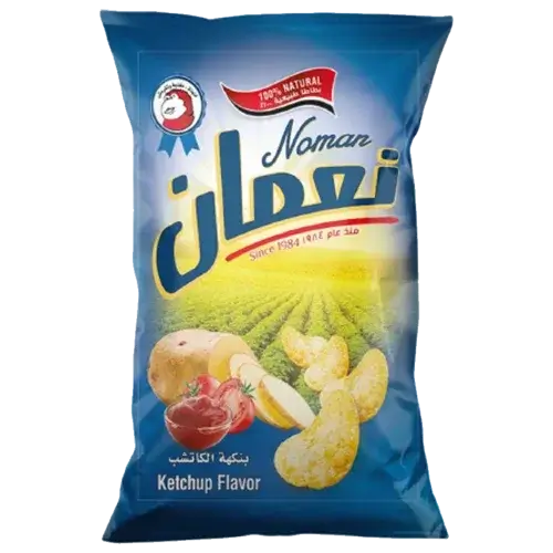 بطاطس نعمان عائلي - نكهة الكاتشب